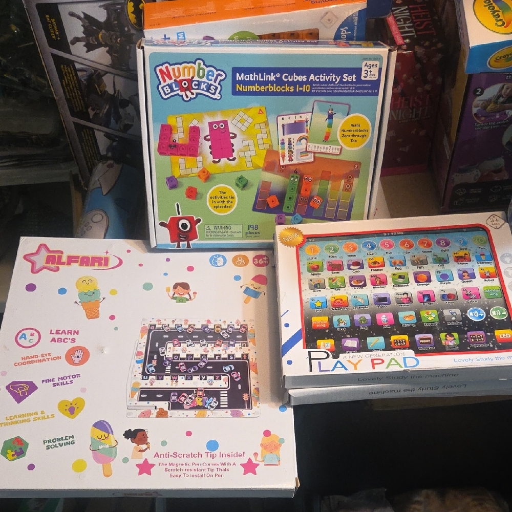 MathLink Cubes Activity , Playpad And Alfri Bundle